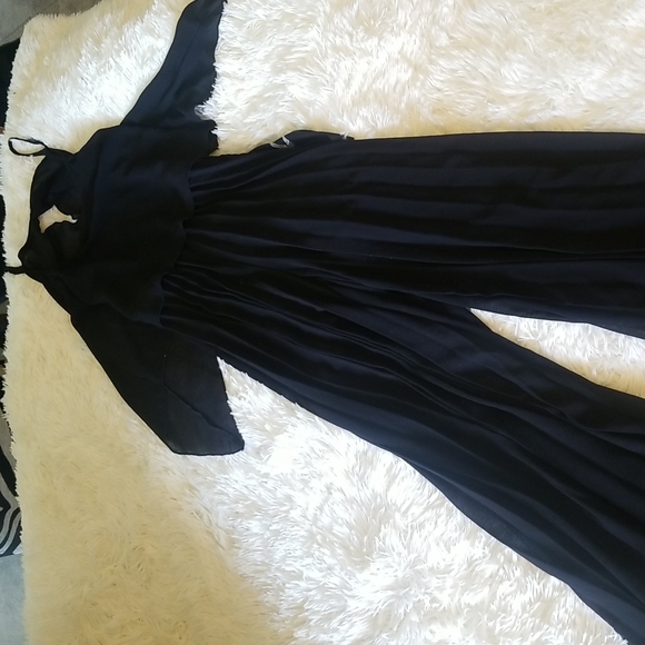 5 for $25 Jumpsuit Open Back Palazzo Bottom Wide Leg - Picture 1 of 10